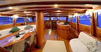 Private yacht charters in Greece onboard ECCE NAVIGO gulet