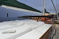 Private yacht charters in Greece onboard ECCE NAVIGO gulet