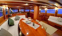 Private yacht charters in Greece onboard ECCE NAVIGO gulet