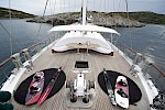 Private yacht charters in Greece onboard ECCE NAVIGO gulet