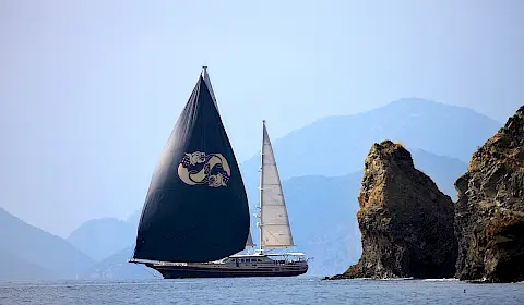 DAIMA luxury sailing yacht for holidays in Turkey