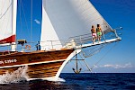 Italian gulet LATIFE SULTAN for beautiful yacht charter in Sicily, Italy