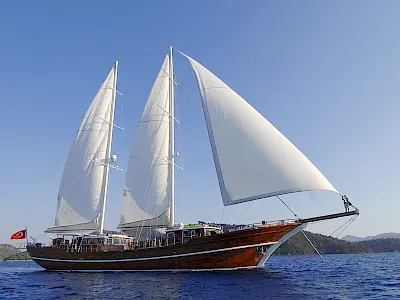 MARE NOSTRUM gulet for 10 people to cruise in Turkey