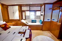 MASKE II gulet for rent in Turkey for 12 people | Beautiful design, 2 Master cabins, Great crew