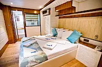 MASKE II gulet for rent in Turkey for 12 people | Beautiful design, 2 Master cabins, Great crew