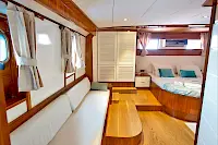 MASKE II gulet for rent in Turkey for 12 people | Beautiful design, 2 Master cabins, Great crew