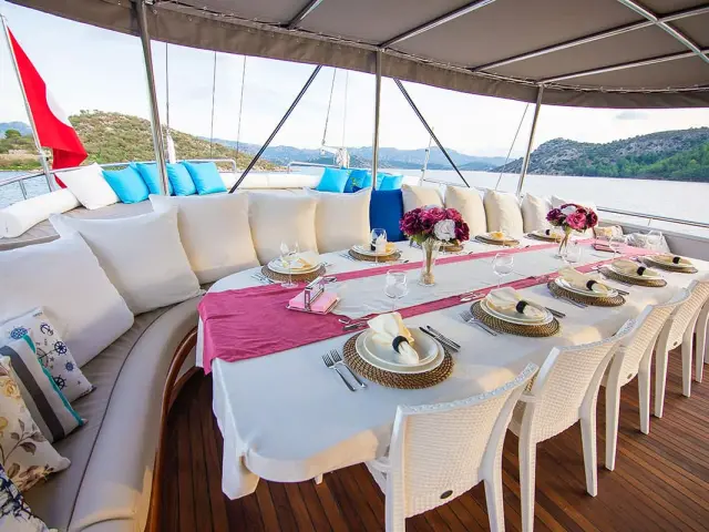 Gocek yacht charter with gulet NEVRA QUEEN