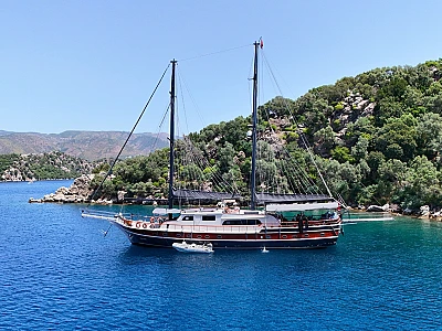 Private gulet charter Turkey with yacht UGUR | Blue Cruise Trips