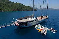 5-cabin WHITE SOUL luxury gulet for charter in Bodrum, Gocek, Marmaris