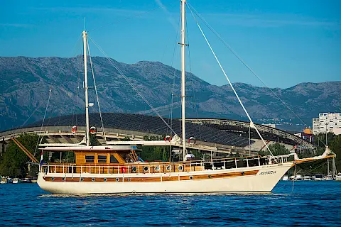 Croatia yacht charter prices for gulet ABORDA