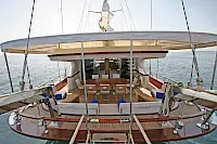 Modern gulet design, powerful sails, excellent charter experience | GETAWAY Yacht