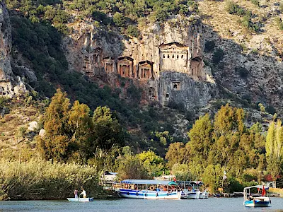 Sail from Gocek to Dalyan river, Saint Nicholas islands, the Dead Sea of Turkey, and many more places